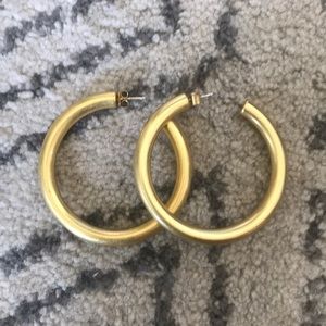 Madewell | Oversized Chunky Hoop Earrings